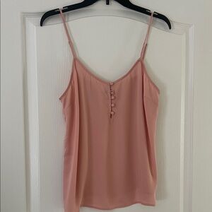 L’Academie   Pink Silk Cami Top